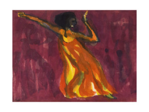 emil-nolde-a-dancer-1920-1925