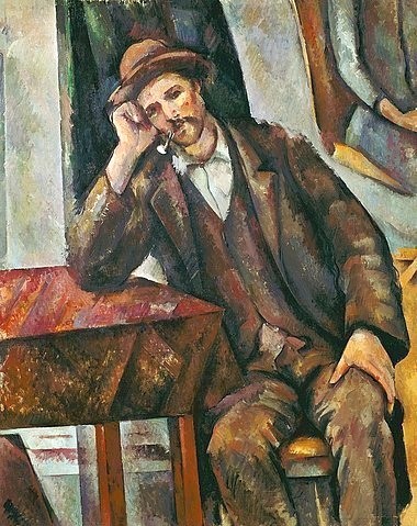 Paul Cézanne, Mann mit Pfeife. 1895/1900. (Cézanne,Paul,1839-1906,Moskau,Puschkin-Museum,Rauchen,Männer, Alte,Männer,Cézanne, Paul 1839-1906)
