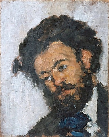 Paul Cézanne, Fortuné Marion (Schwarzer Kopf). (Cézanne,Paul,Basel,Kunstmuseum,1839-1906,Männer, Junge,Männer,Leid,Cézanne, Paul 1839-1906)