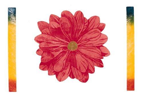 Kopec Eliza Clear Objekt (Pink) (Radierung, handsigniert) (Blume, Blüte, Blütenblätter, Original, signiert, Grafik, Objekt, klar, deutlich, Treppenhaus, Wohnzimmer, rot)