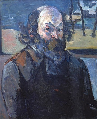 Paul Cézanne, Selbstbildnis 1873/1876. (Cézanne,Paul,1839-1906,Paris,Musée d'Orsay,Selbstbildnis,Cézanne,Bärte,Cézanne, Paul 1839-1906)