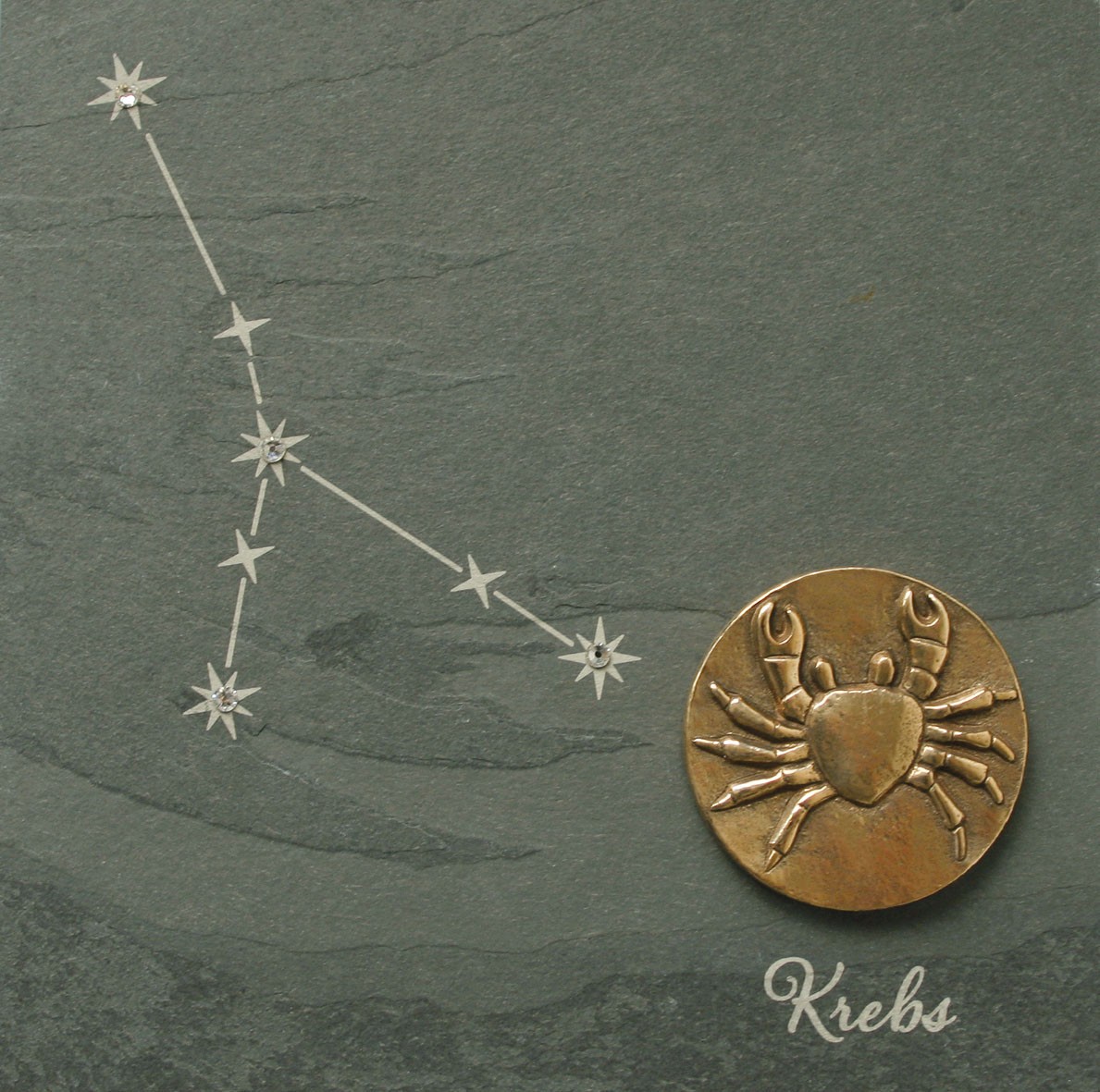 Krebs, 14,5 x 14,5cm