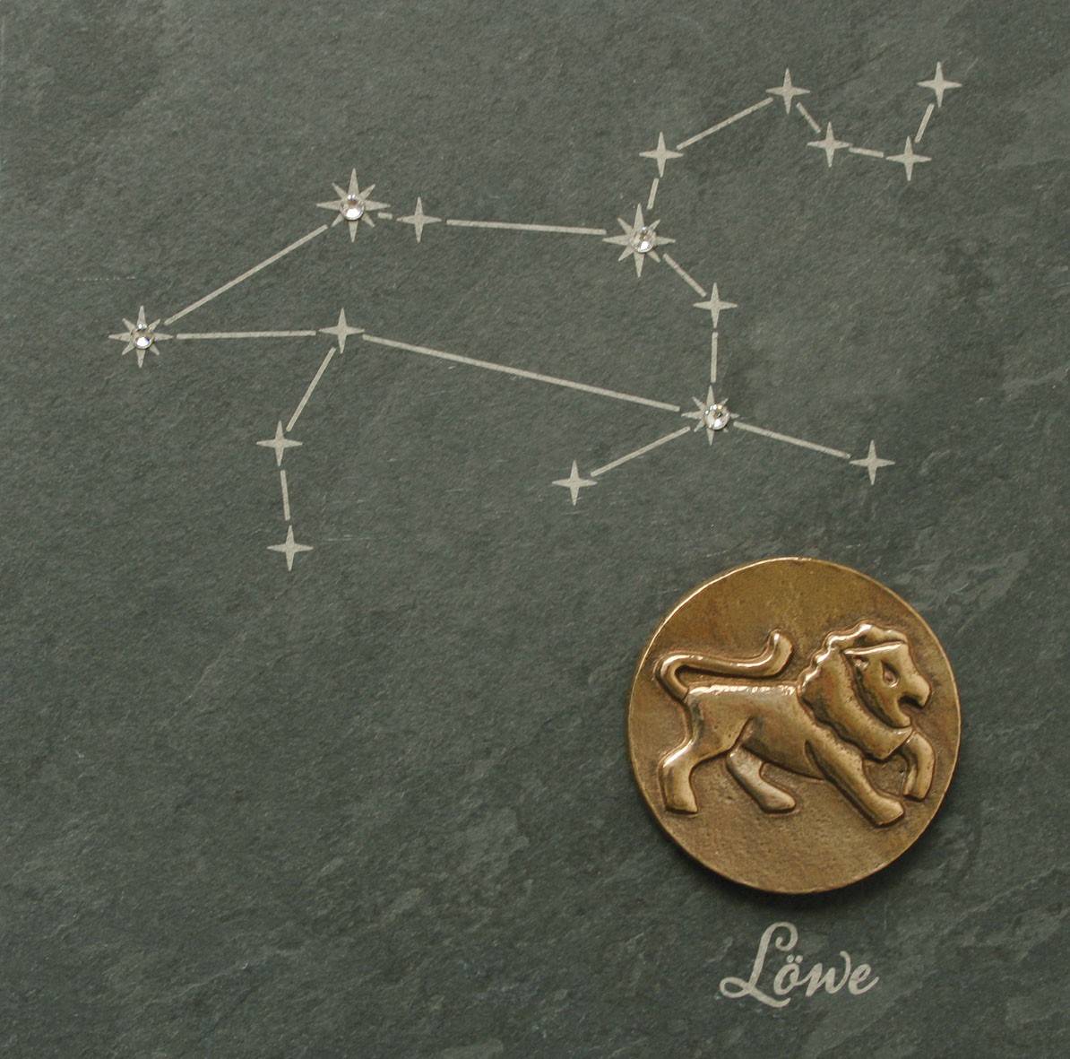 Löwe, 14,5 x 14,5cm