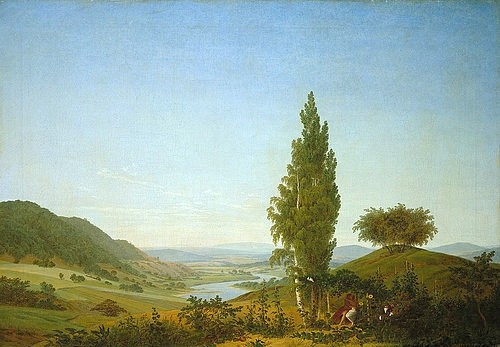 Caspar David Friedrich, Der Sommer. 1807 (München,Neue Pinakothek,Friedrich,Caspar David,1774-1840,Lwd.,Sommer,Baum,Friedrich,19. Jahrhundert,Romantik, Bayerische Staatsgemäldesammlungen)