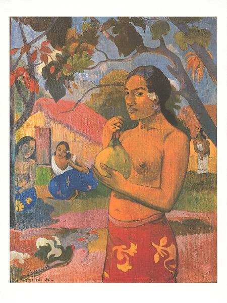 Gauguin Paul Wohin gehst Du? (1893) (Frequenzmodulierte Rastertechnik)