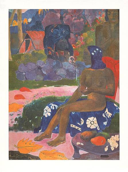 Gauguin Paul Ihr Name ist Vairaumati, 1892 (Frequenzmodulierte Rastertechnik)