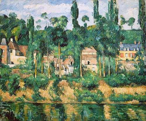 Paul Cézanne, Schloß Medan. Um 1880 (Cézanne,Paul,Glasgow Art Gallery,1839-1906,Frankreich,Schloss,Cézanne,19. Jahrhundert)