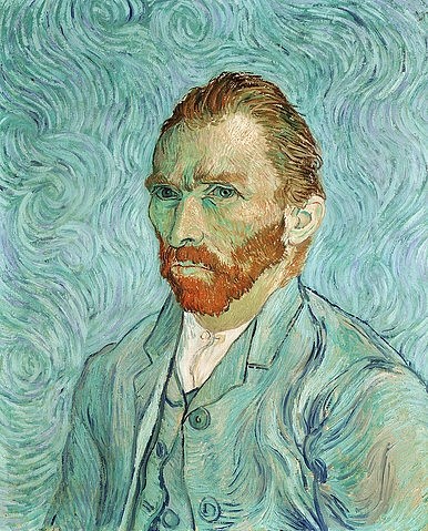 Vincent van Gogh, Selbstbildnis 1889. (Gogh,Vincent van,1853-1890,Paris,Musée d'Orsay,Selbstbildnisse,Gogh, van,Gogh, Vincent van 1853-1890)