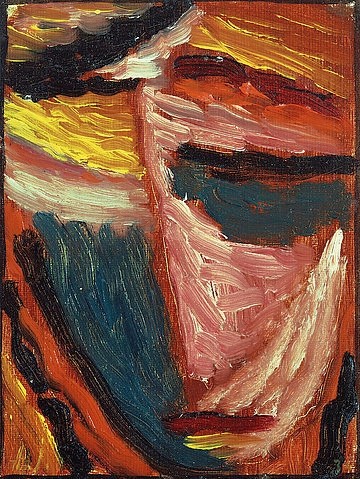 Alexej von Jawlensky, Meditation. (Jawlensky,Alexej von,1864-1941,Christie's Images Ltd,Öl auf Leinwand,20. Jahrhundert,? Christie's Images Ltd - ARTOTHEK,Alexej von Jawlensky)