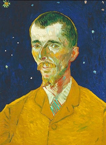Vincent van Gogh, Bildnis des belgischen Malers Eugene Boch. 1888. (Gogh,Vincent van,1853-1890,Paris,Musée d'Orsay,Männer, Alte,Männer,Gogh, Vincent van 1853-1890)