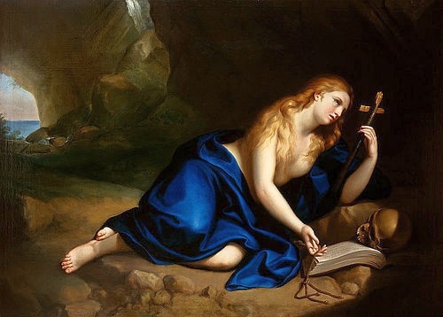 Anton Raphael Mengs, Heilige Maria Magdalena. 1760/61. (Privatbesitz,Mengs,Anton Raphael,1728-1779,18. Jahrhundert,Heilige Maria Magdalena,Heilige,Mengs, Anton Raphael 1728-1779)