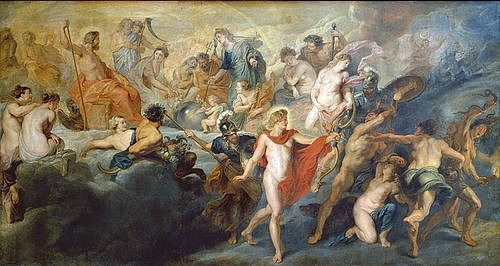 Peter Paul Rubens, Medici-Zyklus:Die Herrschaft der Königin (oder: Der Rat der Götter). (Rubens,Peter Paul,Paris,Musée du Louvre,1577-1640,Allegorien,Rubens, Peter Paul 1577-1640)