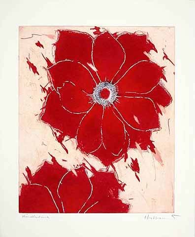 Hirthammer Josef Die grosse Rote (2001) (Radierung, handsigniert)