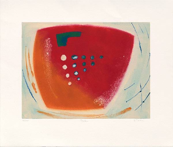 Tonkin Roy Thalia (2002) (Radierung, handsigniert) (Abstrakt, abstrakte Malerei, Linien, Formen, modern, Original, signiert, Büro, Wohnzimmer)