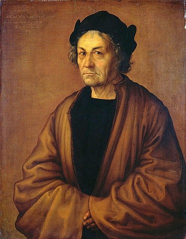 Albrecht (Kopist) Dürer, Bildnis des Vaters von Albrecht Dürer. (München,Alte Pinakothek,Dürer,Albrecht (Kopist),Holz,Bayerische Staatsgemäldesammlungen,Vater, Wunschgröße,)