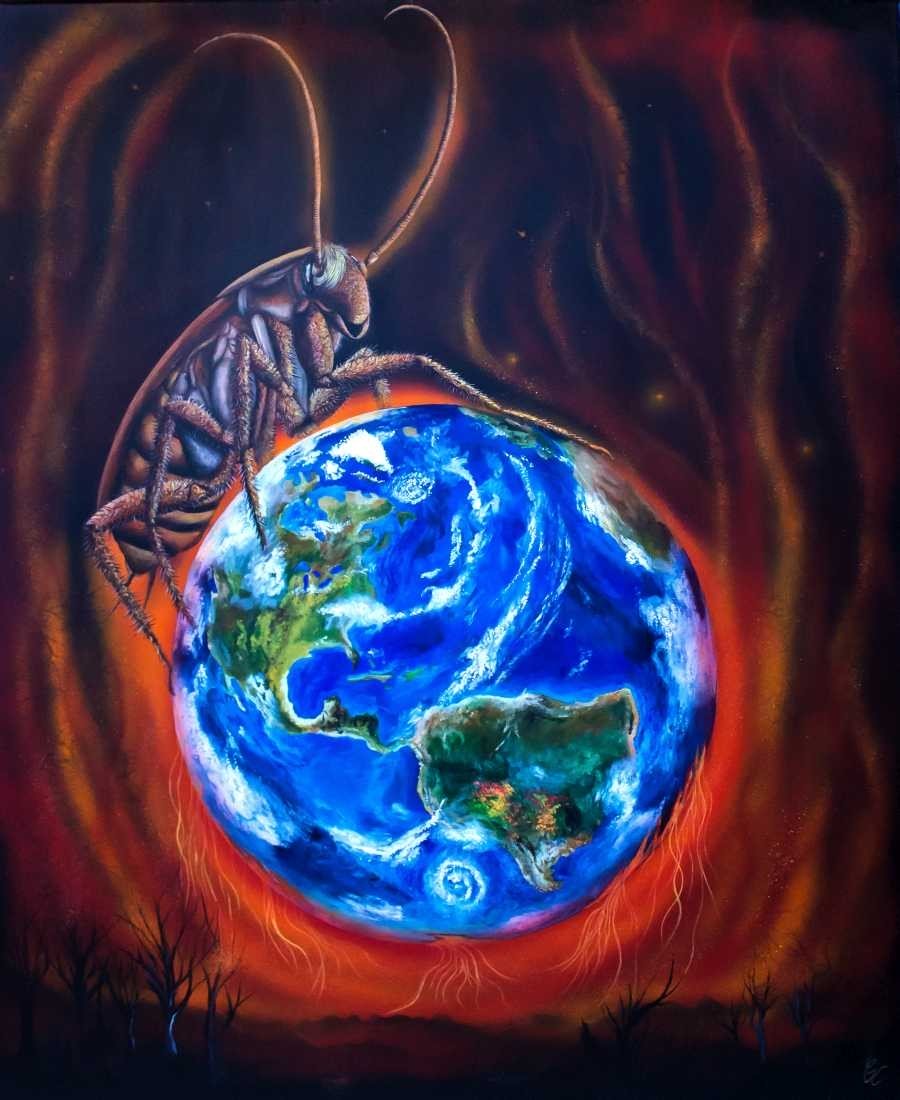 Conny Krakowski, Die Übernahme (Surrealismus, Traum, Magie, Esoterik, Baum, Traumbaum,Lebensbaum,Geburt,Leben,Sterben,Wege, Lebensweg, Phantasie,Fantasie,Realismus,Malerei,Gemläde,detaiiert,Traumbild,Traumlandschaft,Landschaftsmalerei,Träumerei,Wasserfall,Berge,Wolken,)