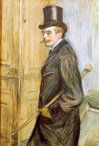 Henri de Toulouse-Lautrec, Louis Pascal im Profil. 1893 (Karton,Toulouse-Lautrec,Henri de,Albi,Musée Toulouse-Lautrec,1864-1901,Jung,Mann,Kopfbedeckung,Rauchen,Toulouse-Lautrec,0)