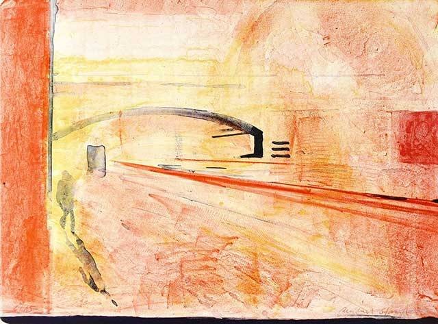 Stangl Reinhard Brücke, 1999 (30) (Lithografie, handsigniert)