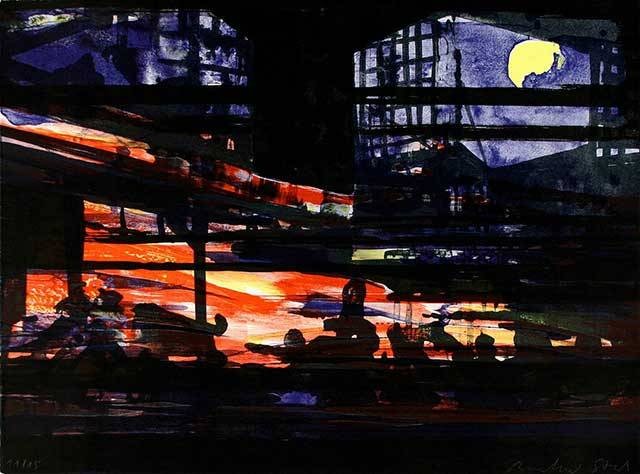 Stangl Reinhard Nacht, 1999 (30) (Lithographie, handsigniert)