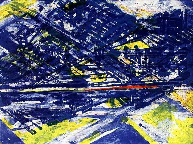 Stangl Reinhard Perspektive. 1999 (Lithografie, handsigniert)