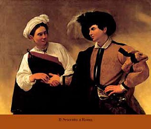 Michelangelo Caravaggio, La buona ventura (Offset) (Adliger, Weissagerin, Handlinien lesen, Zukunft vorhersagen, Prophezeiung, Klassiker, Barock,Schlafzimmer, Wohnzimmer, Malerei,  bunt)