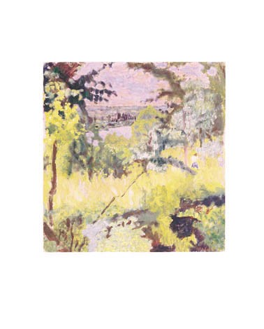 Pierre Bonnard, Ansicht von Vernon, 1923 (Offset) (Landschaft, Panorama, Ausblick, Bäume, Fluss, Malerei, Impressionismus, Wohnzimmer, Schlafzimmer, Klassische Moderne, bunt, Arztpraxis)