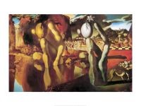 Salvador Dali, Metamorphosis of Narcissus (Malerei, Surrealismus, Hände, Ei, Narziss, Metamorphose, Klassische Moderne, Fantasie, Wohnzimmer, Treppenhaus,  bunt)