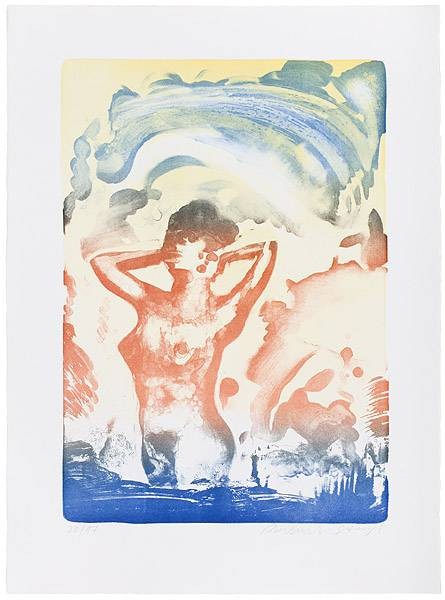 Stangl Reinhard Aus dem Wasser steigend (30) (Lithografie, handsigniert)