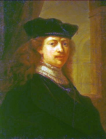 Rembrandt van Rijn (Umkreis), Bildnis Rembrandt van Rijn (Rembrandt van Rijn (Umkreis),Moskau,Puschkin-Museum,Rembrandt van Rijn,Bildnis,Portrait)