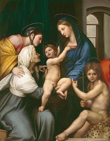 Raffael (Raffaello Sanzio), Die Madonna mit dem Fensterrahmen. ca. 1514 (Raffael (Raffaello Sanzio),Florenz,Galleria Palatina,1483-1520,(Raffaello Santi) Raffael,Italien,italienisch,Renaissance,Hochrenaissance,italienische Renaissance,italienische Hochrenaissance,15. Jahrhundert,16. Jahrhundert,Florenz,Madonna,Maria,Jungfrau,C)