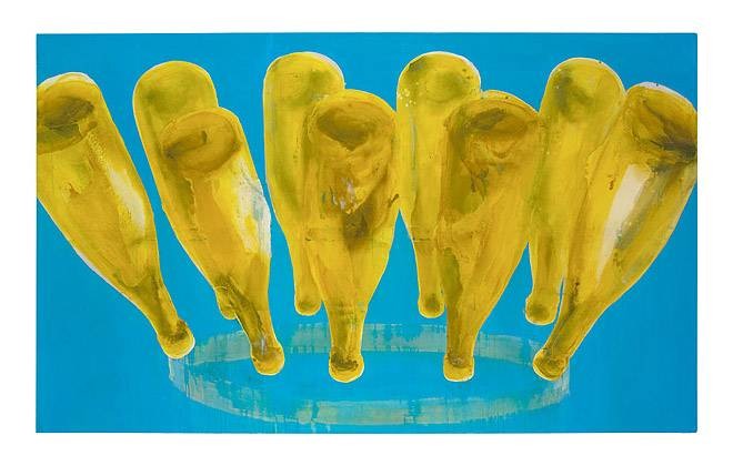 Richter Melanie Flaschentrockner (blau)  I (Siebdruck, handsigniert, nummeriert)