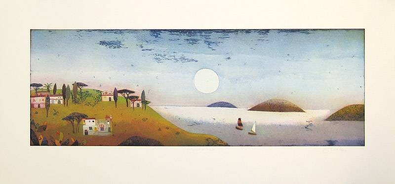 Votteler Jutta Mondküste (Radierung, handsigniert)