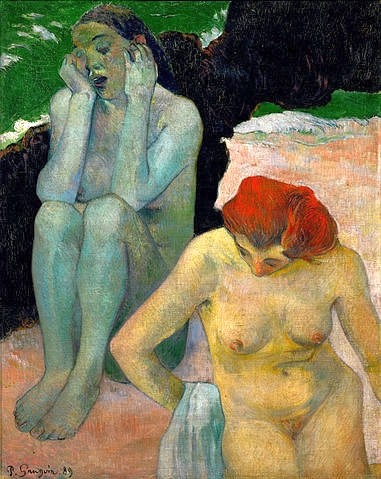 Paul Gauguin, Das Leben und der Tod. 1891/1893 (Gauguin,Paul,1848-1903,Kairo,Mamoud Khalil-Museum,Paul Gauguin)