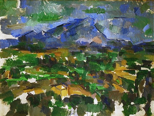 Paul Cézanne, Montagne Sainte-Victoire 1902/1906 (Cézanne,Paul,1839-1906,Paul Cezanne)