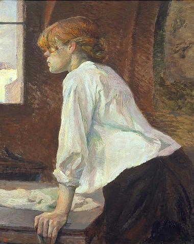 Henri de Toulouse-Lautrec, Die Waschfrau. (Toulouse-Lautrec,Henri de,1864-1901,Christie's Images Ltd,)
