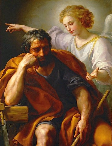 Anton Raphael Mengs, Der Traum des Hl. Joseph. 1773/1774. (Holz,Mengs,Anton Raphael,Wien,Kunsthistorisches Museum,1728-1779,Anton Raphael Mengs)