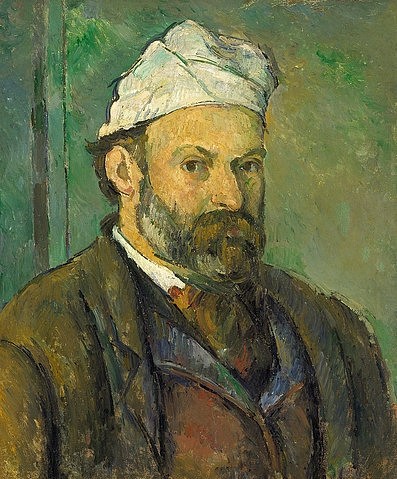 Paul Cézanne, Selbstbildnis Um 1878/1880 (München,Neue Pinakothek,Cézanne,Paul,1839-1906,Lwd.,Selbstbildnis,Cézanne,Kopfbedeckungen,Cézanne, Paul 1839-1906, Bayerische Staatsgemäldesammlungen)