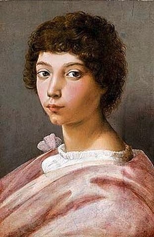 Raffael (Raffaello Sanzio), Bildnis des Alessandro Medici. (Raffael (Raffaello Sanzio),1483-1520,Lugano,Schloss Rohoncz,Jüngling)