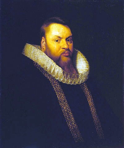 Peter Paul Rubens, Bildnis eines Mannes, habe Figur nach rechts, mit Goldkette. Um 1610 (Rubens,Peter Paul,1577-1640,Öl/Eichenholz,Nachfolge,Düsseldorf,Kunstpalast,Rubens, Paul Peter Rubens, Nachfolge,20Xerxes13)