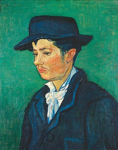 Vincent van Gogh, Armand Roulin. 1888. (Gogh,Vincent van,Rotterdam,Museum Boijmans Van Beuningen,1853-1890,Männer, Junge,Männer,Kopfbedeckungen,Gogh, Vincent van 1853-1890)