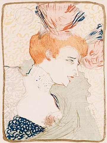 Henri de Toulouse-Lautrec, Mademoiselle Marcelle Lender En Buste. 1895 (Toulouse-Lautrec,Henri de,1864-1901,Christie's Images Ltd,Farblithographie,)