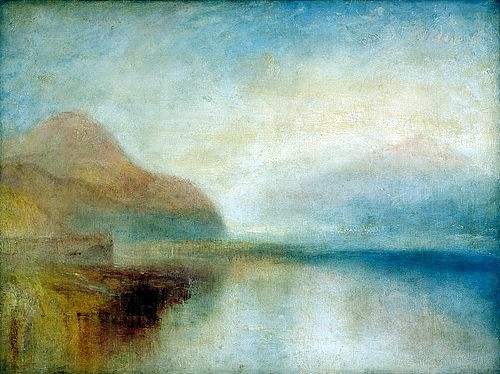 Joseph Mallord William Turner, Monte Rosa. Um 1835/40 (Turner,Joseph Mallord William,1775-1851,Paul Mellon,Upperville,USA,Öl auf Leinwand, Vereinigte Staaten)