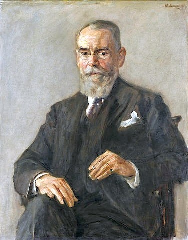 Max Liebermann, Bildnis August Batschari. 1918 (Liebermann,Max,1847-1935,Münster,LWL-Museum für Kunst und Kultur<br>Westfälisches Landesmuseum,Öl auf Leinwand,Max Liebermann)