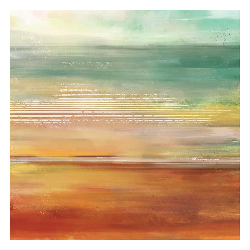 Cynthia Alvarez, SOFT HUES I (Abstrakte Kunst, abstrakte Malerei, Farbfelder, abstrakte Landschaft, moderne Malerei, Büro, Business,  Wohnzimmer, Treppenhaus, Wunschgröße, bunt)