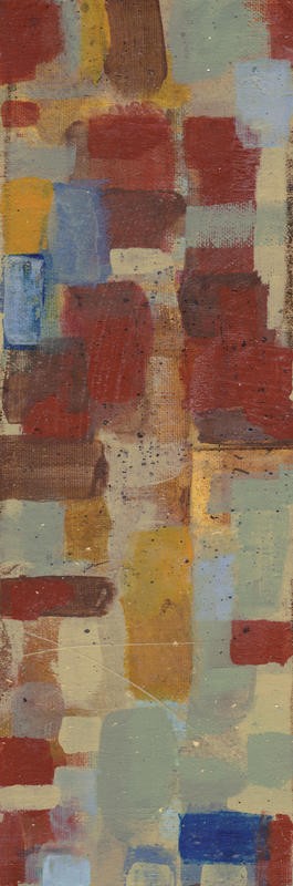 Smith Haynes, HARMONY II (Abstrakt, Farbfelder, geometrische Formen, Rechtecke, Flickenmuster, modern, Malerei, Wohnzimmer, Büro, Treppenhaus, Wunschgröße, bunt)