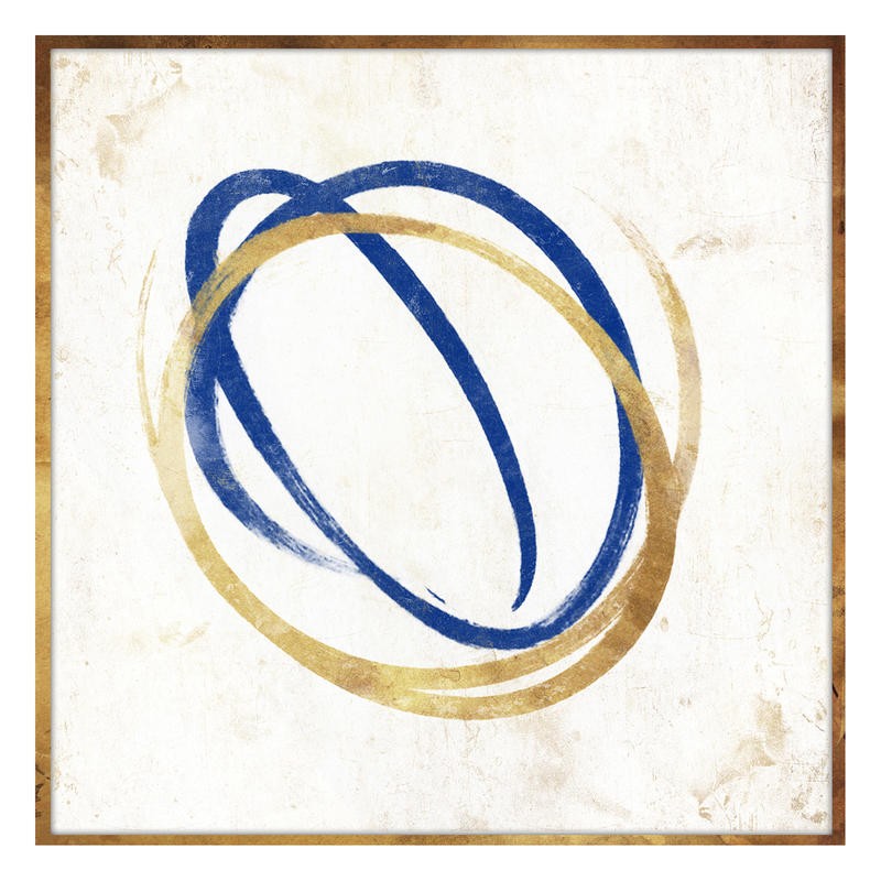 Jace Grey, ABSTRACT CIRCLE GOLD I (ABSTRAKT)