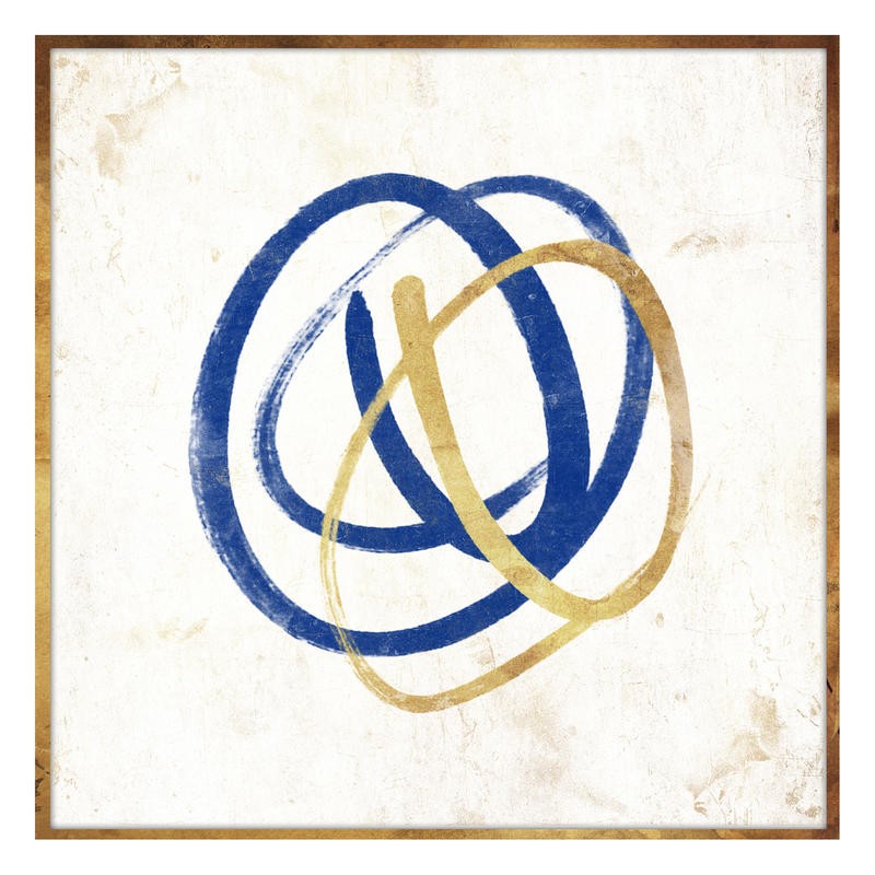 Jace Grey, ABSTRACT CIRCLE GOLD II (ABSTRAKT)