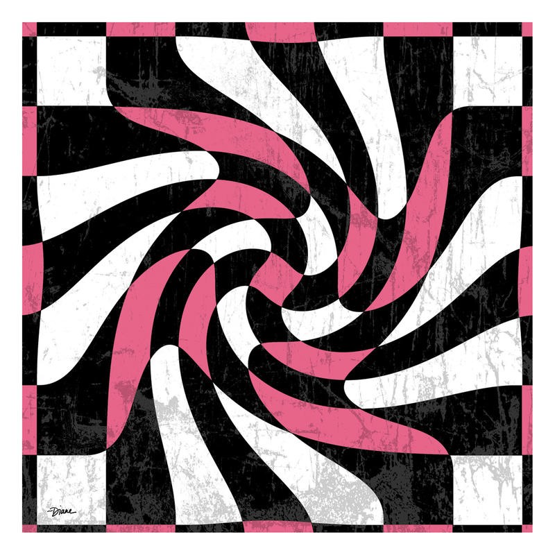 Diane Stimson, WARPED CHECKS I (MUSTER)