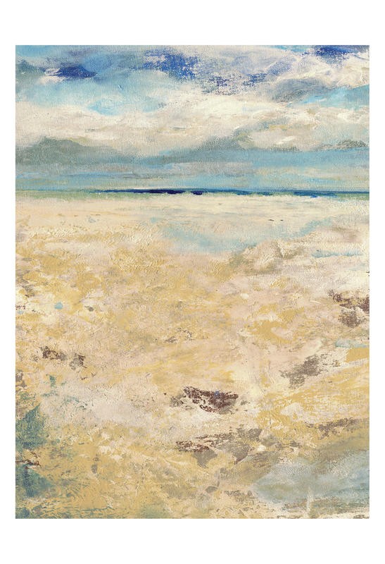 Smith Haynes, BEACH DREAM I (Maritim, Meer, Strand, Horizont, Himmel, Meeresbrise, Malerei, modern,  dekorativ, Badezimmer, Wohnzimmer, Wunschgröße, bunt)
