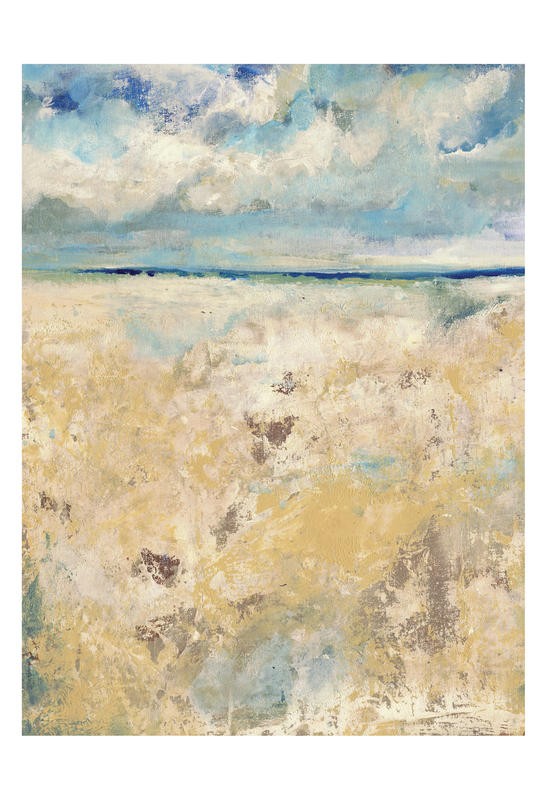 Smith Haynes, BEACH DREAM III (Maritim, Meer, Strand, Horizont, Himmel, Meeresbrise, Malerei, modern,  dekorativ, Badezimmer, Wohnzimmer, Wunschgröße, bunt)
